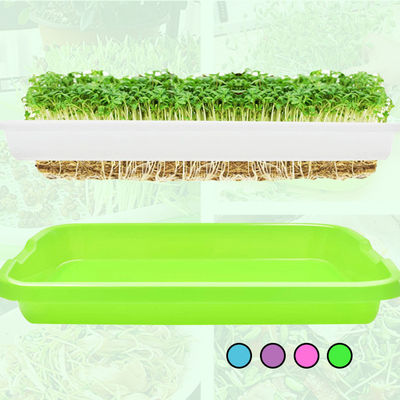 Amazon Plastic Double-Layer Sprouting Tray Nursery Tray Flower Pot Planter Home Planting Tool
